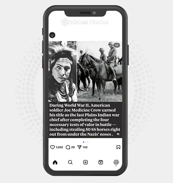 buy Instagram account Military Story (30.5 k Followers)