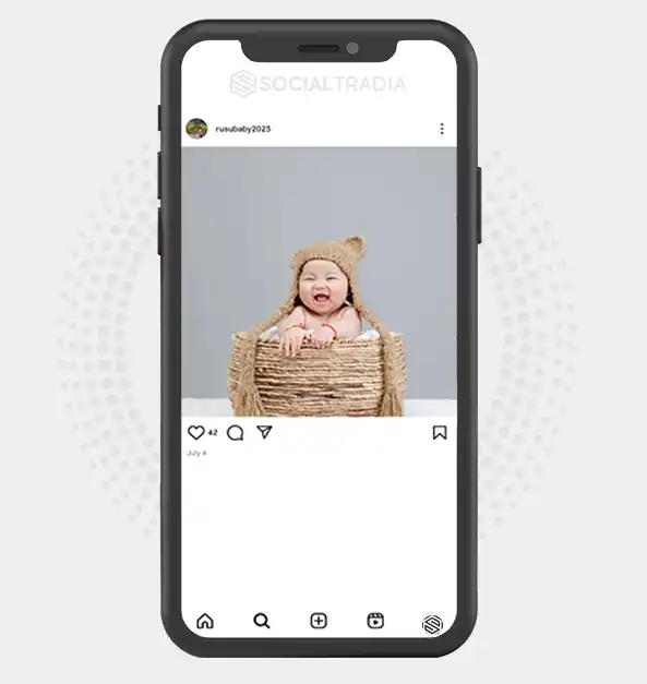 buy Instagram account rusubaby2025 (2.1 k Followers)