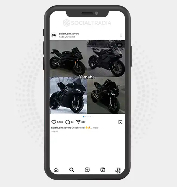 buy Instagram account superr_bike_lovers (30 k Followers)
