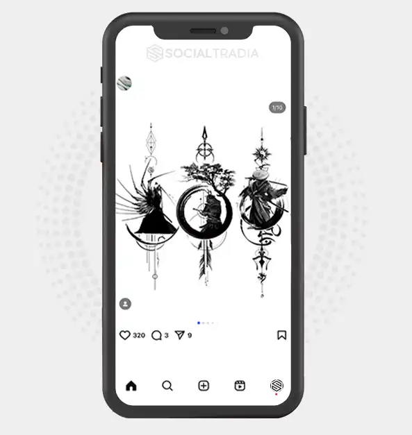 Instagram account Tattoo Generation (32.7 k Followers)