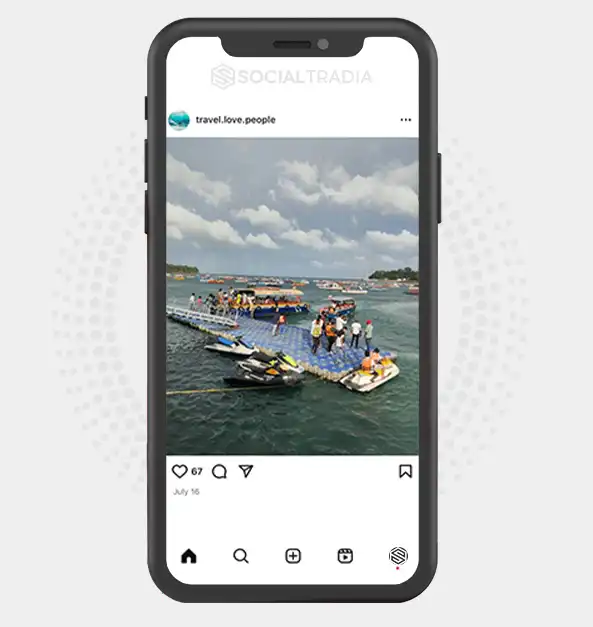 buy Instagram account travel.love.people (2 k Followers)
