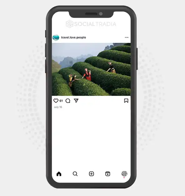 buy Instagram account travel.love.people (2 k Followers)