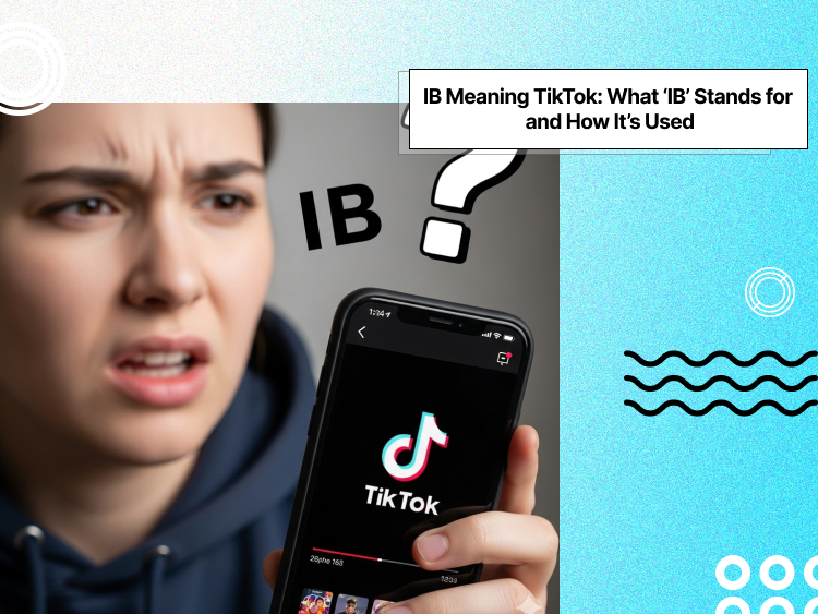 A girl being confused about the meaning of IB