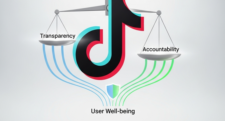 An infographic talking about ethics on social media