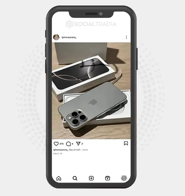 buy Instagram account iphonearena_ (2.2 k Followers)