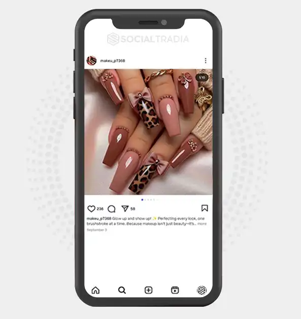 buy Instagram account makeu_p7368 (2.1 k Followers)
