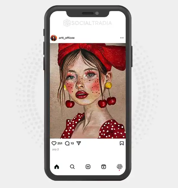buy Instagram account artt_officee (2.1 k Followers)