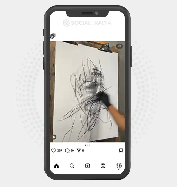 buy Instagram account GoldenArt (2.1 k Followers)