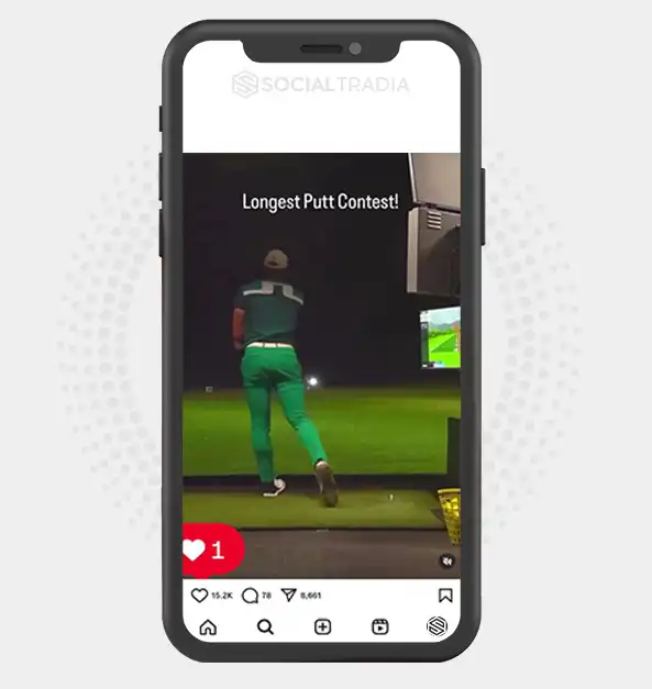 buy Instagram account Golf Community (2 k Followers)