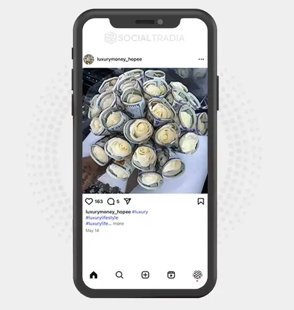buy Instagram account luxurymoney_hopee (2 k Followers)