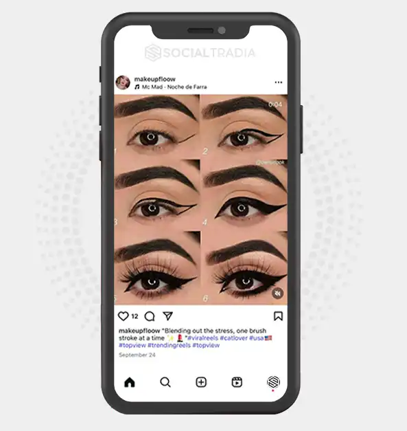 buy Instagram account makeupfloow (2 k Followers)