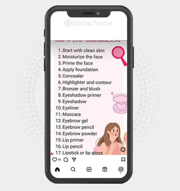buy Instagram account makeupfloow (2 k Followers)