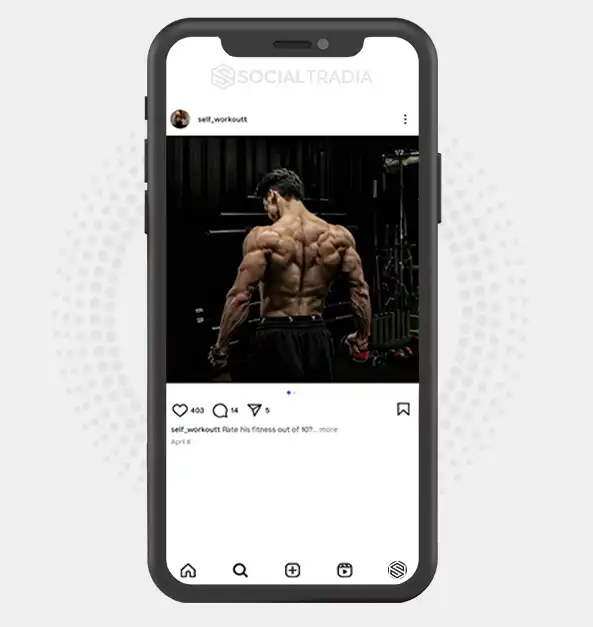 buy Instagram account self_workoutt (1.8 k Followers)