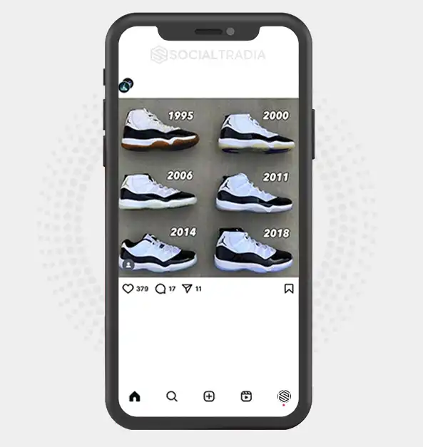 Instagram account SneakerClub (114 k Followers)