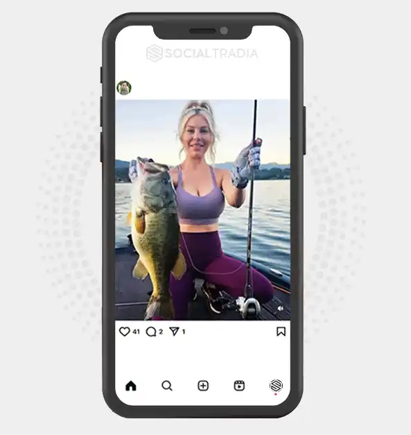 buy Instagram account Fishing Zone (2.1 k Followers)