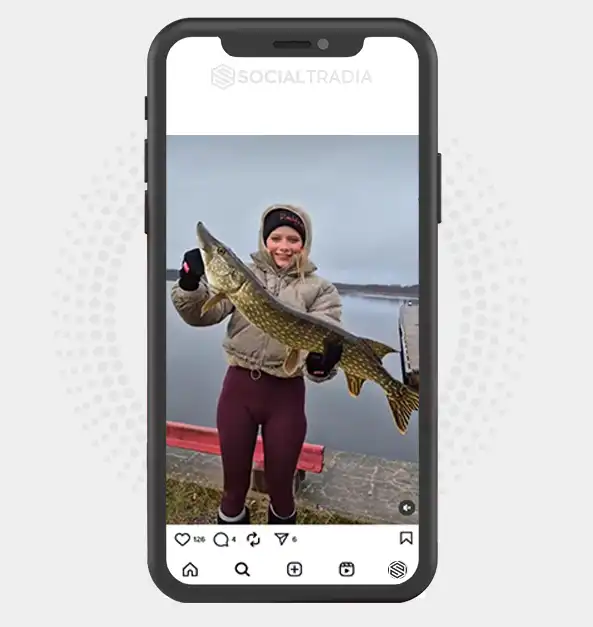 buy Instagram account _fishingloverworld_ (2 k Followers)
