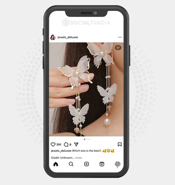 buy Instagram account jewels_deluxee (2.4 k Followers)