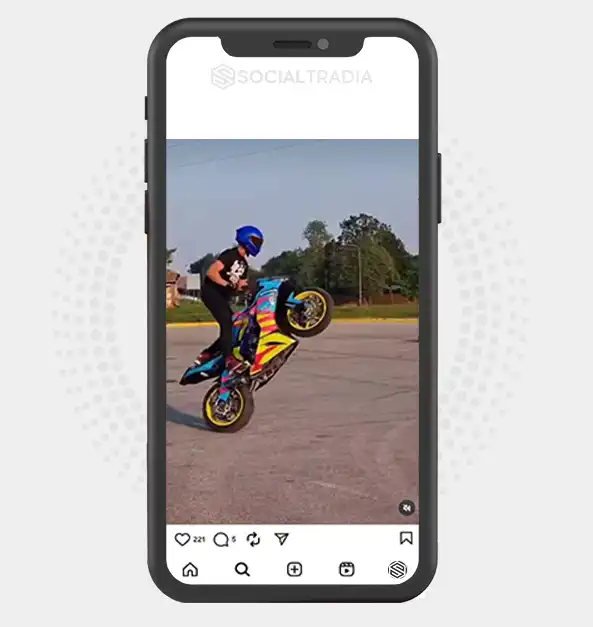 buy Instagram account loving_bike188 (2.2 k Followers)