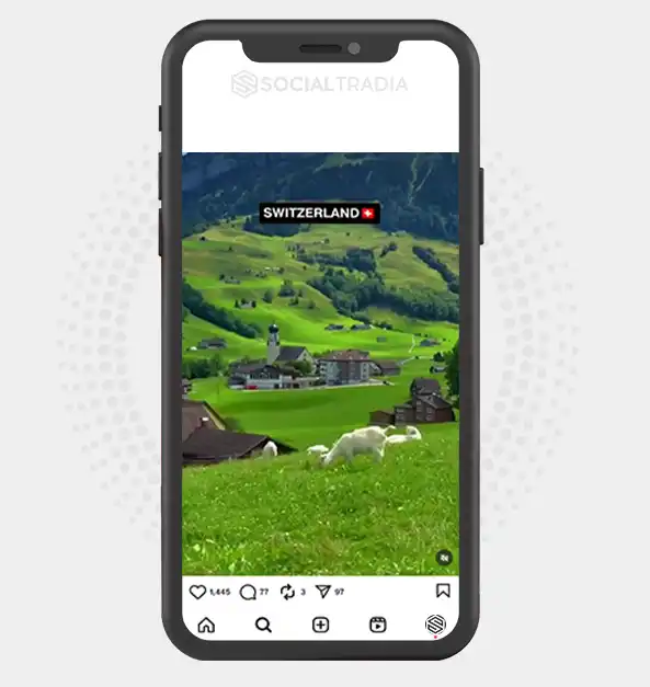 buy Instagram account Swiss Travel (2 k Followers)