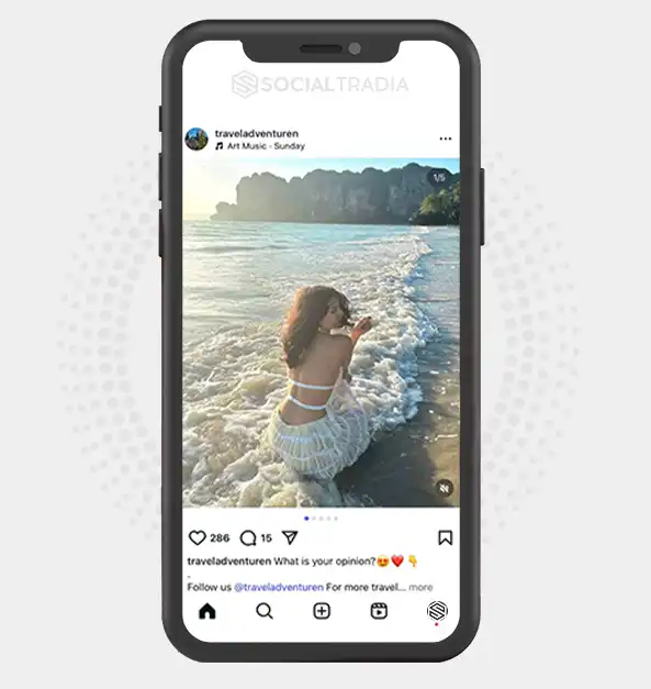 buy Instagram account traveladventuren (2.2 k Followers)