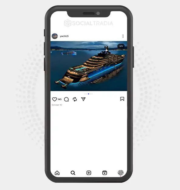 buy Instagram account yachtt5 (2 k Followers)