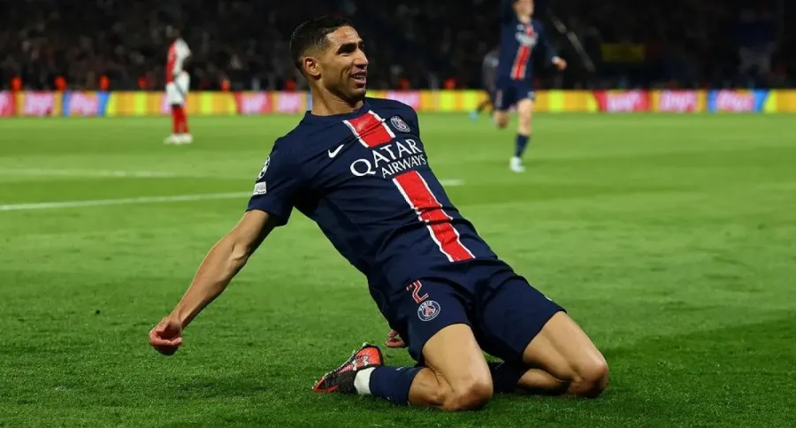 Picture of footballer Achraf Hakimi