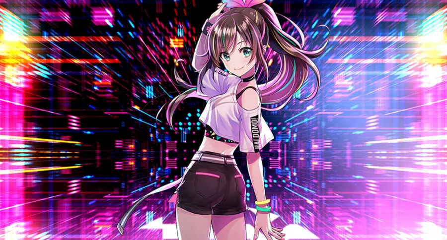A picture of AI influencer Kizuna AI