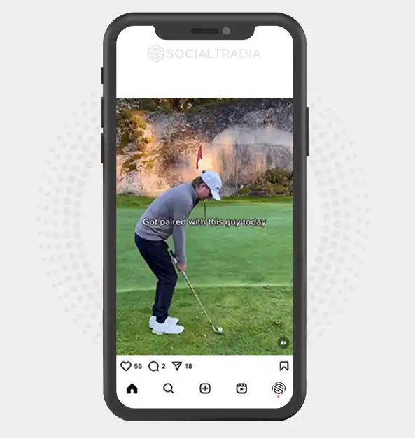buy Instagram account golf_fusion7 (2 k Followers)