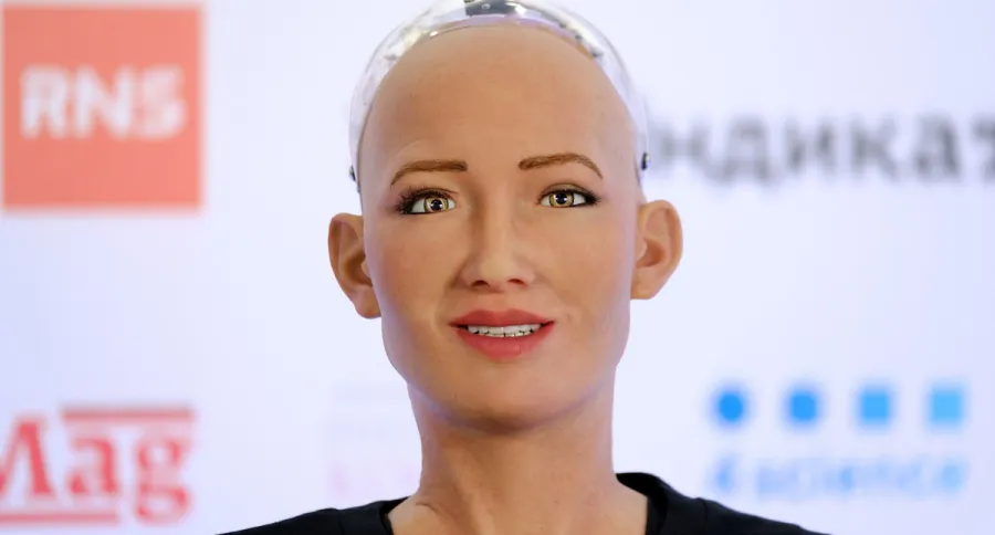 A picture of AI influencer Sophia the Robot