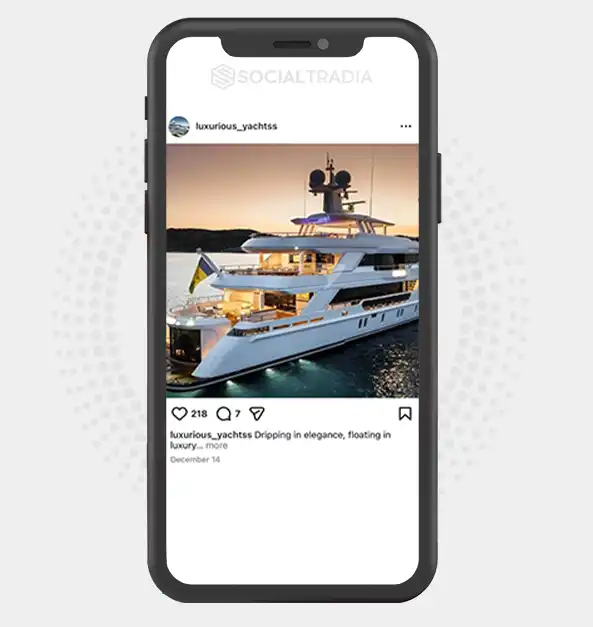 buy Instagram account luxurious_yachtss (5.4 k Followers)