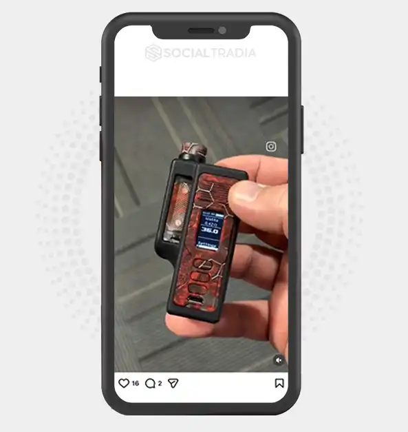 buy Instagram account VapeNest (2 k Followers)