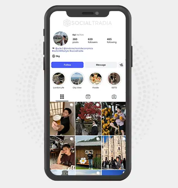 buy Instagram account 0kg (639 Followers)