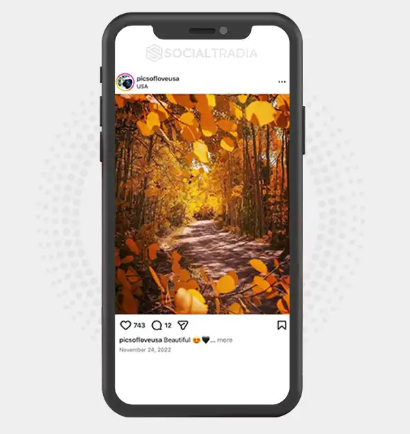 buy Instagram account picsofloveusa (2 k Followers)