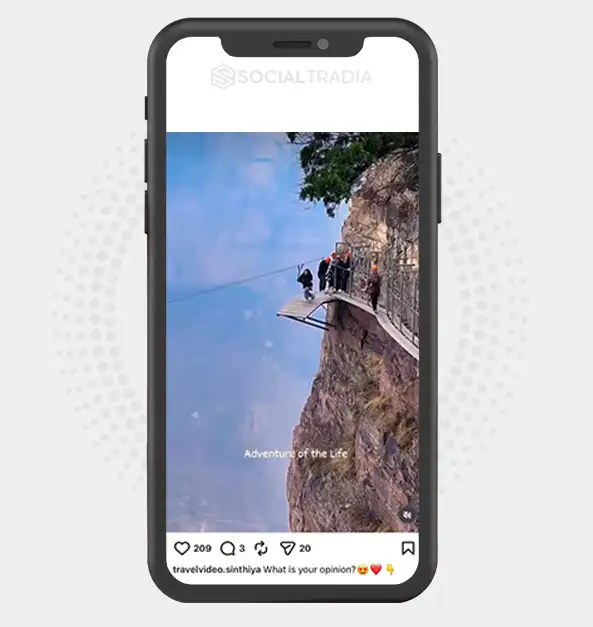 buy Instagram account travelvideo.sinthiya (2.1 k Followers)