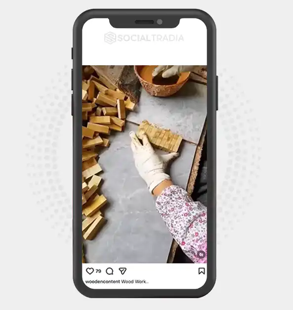 buy Instagram account woodencontent (1.9 k Followers)