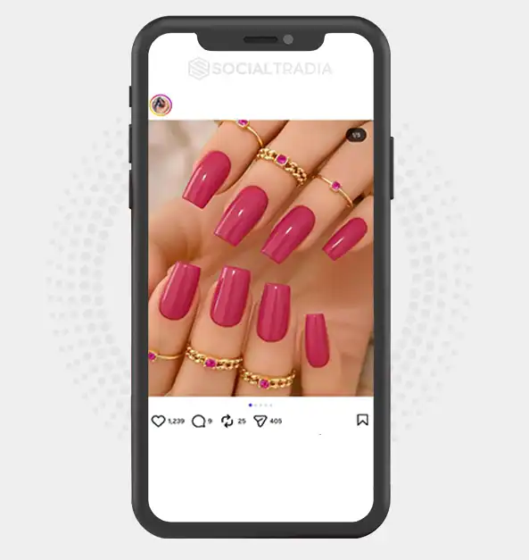 Instagram account Cosmetic Luxe (100 k Followers)