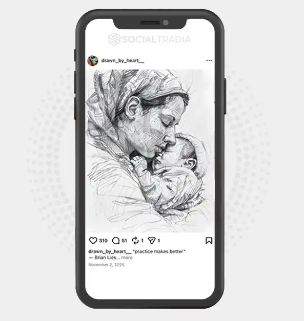 buy Instagram account drawn_by_heart__ (2.4k Followers)