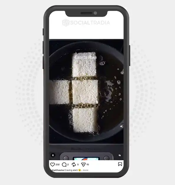 buy Instagram account eatwithasma (3k Followers)