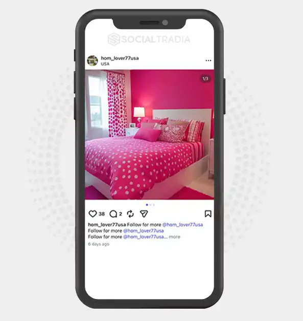 buy Instagram account hom_lover77usa (2.7k Followers)