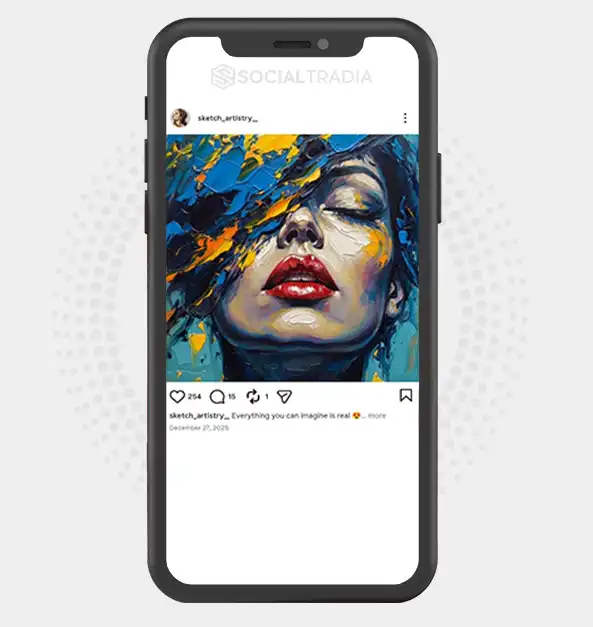 buy Instagram account sketch_artistry__ (2.1k Followers)