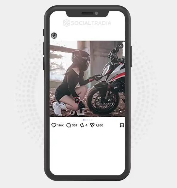 Instagram account Steel Soul (341 k Followers)