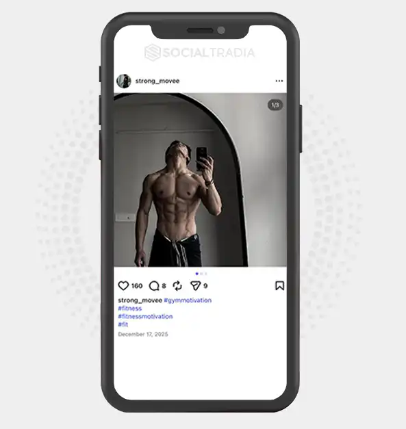 buy Instagram account strong_movee (1.9k Followers)