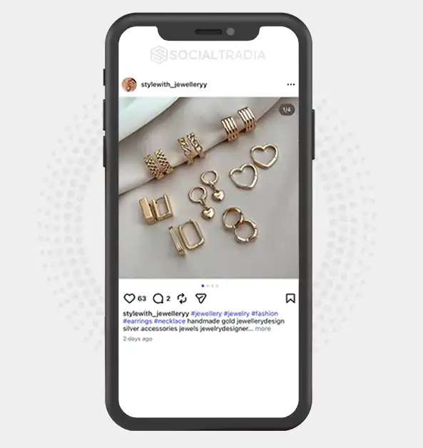 buy Instagram account stylewith_jewelleryy (3.3k Followers)