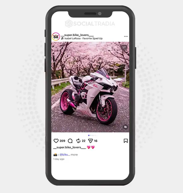 buy Instagram account __super.bike_lovers___ (2.9k Followers)