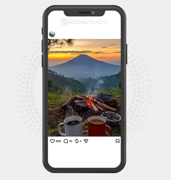 buy Instagram account Tranquil Trail (2.1k Followers)