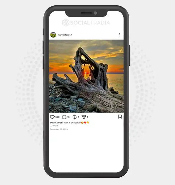 buy Instagram account travel.tarot7 (3.1k Followers)