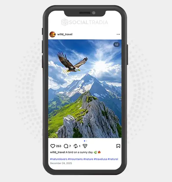 buy Instagram account willd_travel (2.2k Followers)