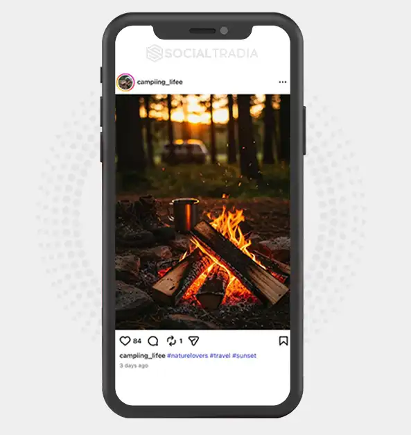 buy Instagram account campiing_lifee (5.9k Followers)