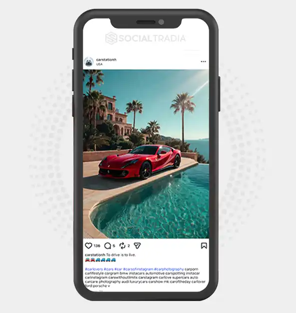 buy Instagram account carstationh (2.3k Followers)