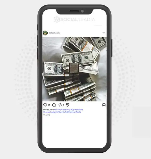 buy Instagram account dollarr.earn (4.5k Followers)
